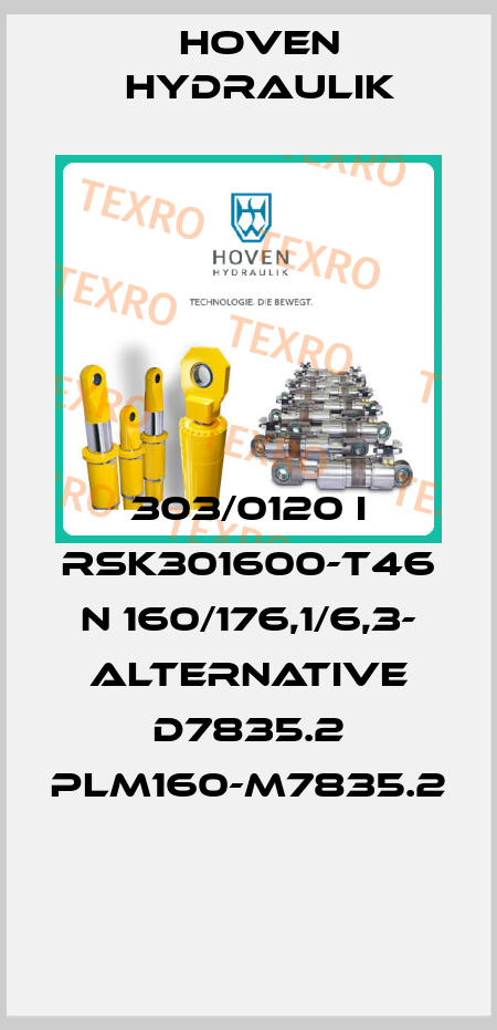 303/0120 I RSK301600-T46 N 160/176,1/6,3- alternative D7835.2 PLM160-M7835.2  Hoven Hydraulik