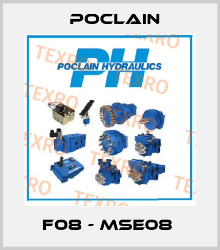 F08 - MSE08  Poclain