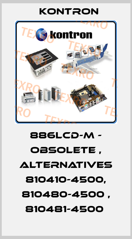 886LCD-M - obsolete , alternatives 810410-4500, 810480-4500 , 810481-4500  Kontron