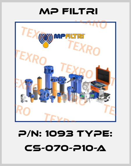 P/N: 1093 Type: CS-070-P10-A MP Filtri