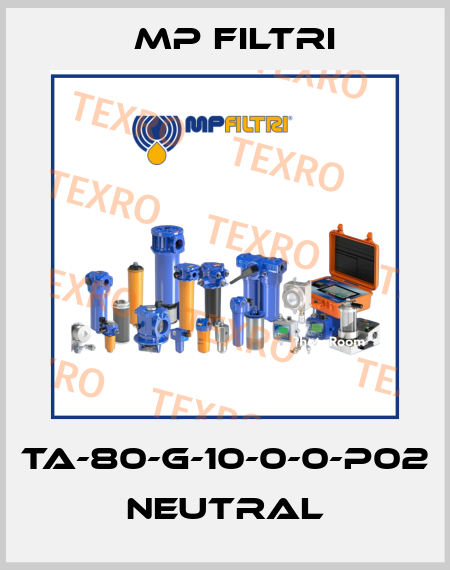 TA-80-G-10-0-0-P02 neutral MP Filtri
