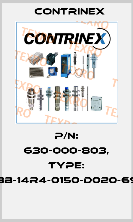 P/N: 630-000-803, Type: YBB-14R4-0150-D020-69K  Contrinex