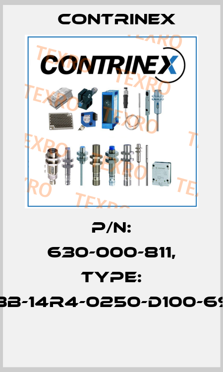 P/N: 630-000-811, Type: YBB-14R4-0250-D100-69K  Contrinex