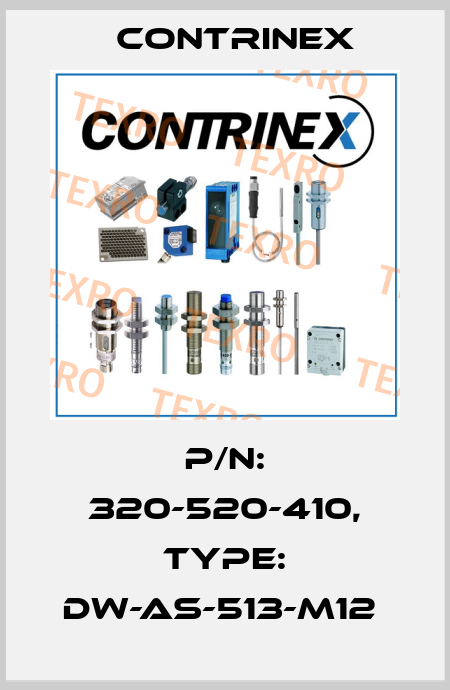 P/N: 320-520-410, Type: DW-AS-513-M12  Contrinex