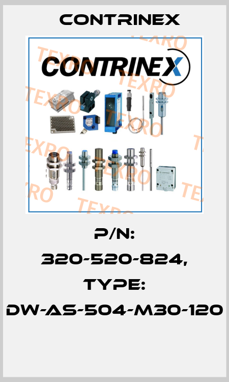 P/N: 320-520-824, Type: DW-AS-504-M30-120  Contrinex