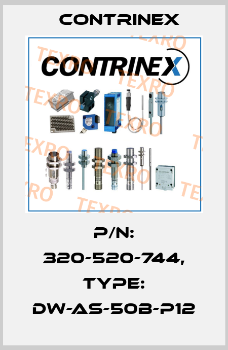 p/n: 320-520-744, Type: DW-AS-50B-P12 Contrinex