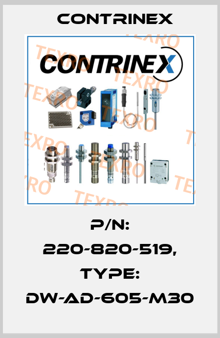 p/n: 220-820-519, Type: DW-AD-605-M30 Contrinex