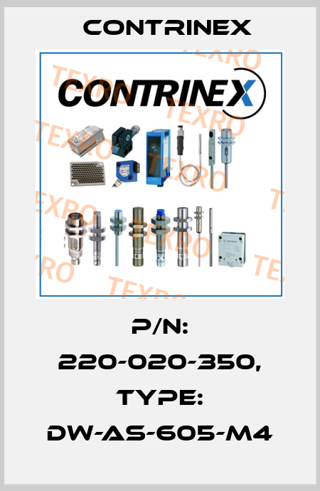 p/n: 220-020-350, Type: DW-AS-605-M4 Contrinex