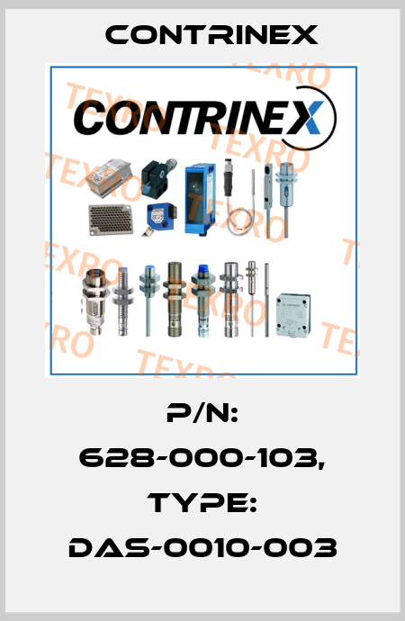 p/n: 628-000-103, Type: DAS-0010-003 Contrinex