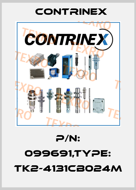 P/N: 099691,Type: TK2-4131CB024M Contrinex