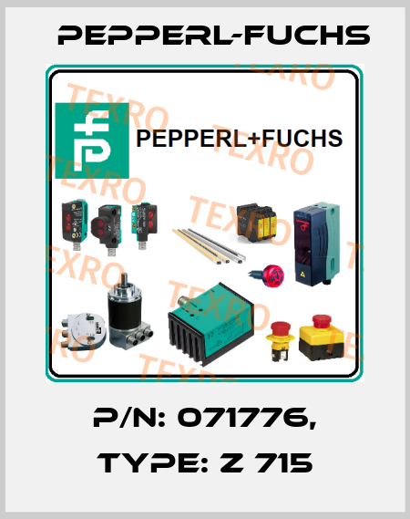 p/n: 071776, Type: Z 715 Pepperl-Fuchs