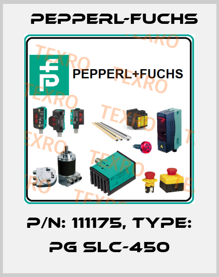 p/n: 111175, Type: PG SLC-450 Pepperl-Fuchs