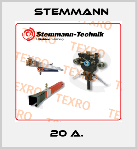 20 A.  Stemmann