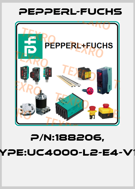 P/N:188206, Type:UC4000-L2-E4-V15  Pepperl-Fuchs