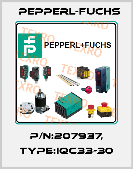 P/N:207937, Type:IQC33-30 Pepperl-Fuchs