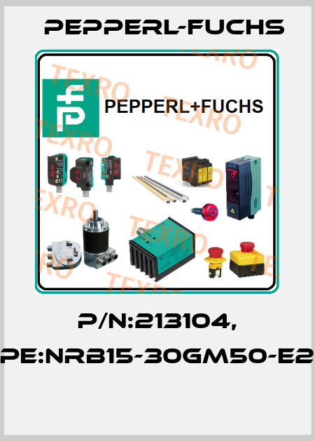 P/N:213104, Type:NRB15-30GM50-E2-V1  Pepperl-Fuchs