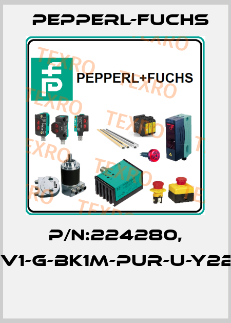 P/N:224280, Type:V1-G-BK1M-PUR-U-Y224280  Pepperl-Fuchs