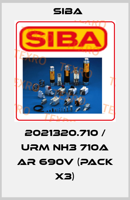 2021320.710 / URM NH3 710A aR 690V (pack x3) Siba