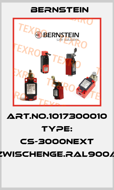 Art.No.1017300010 Type: CS-3000NEXT ZWISCHENGE.RAL900A  Bernstein