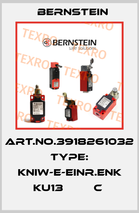 Art.No.3918261032 Type: KNIW-E-EINR.ENK KU13         C  Bernstein