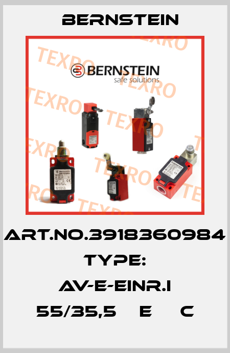 Art.No.3918360984 Type: AV-E-EINR.I 55/35,5    E     C Bernstein