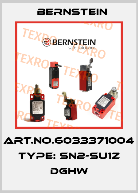 Art.No.6033371004 Type: SN2-SU1Z DGHW Bernstein