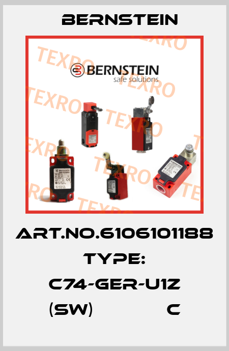 Art.No.6106101188 Type: C74-GER-U1Z (SW)             C Bernstein
