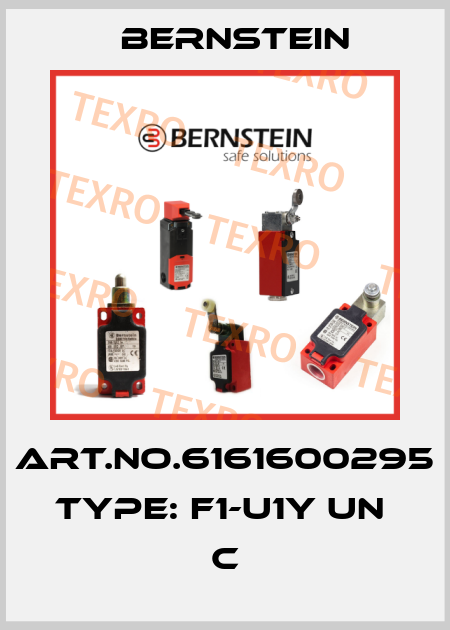 Art.No.6161600295 Type: F1-U1Y UN                    C Bernstein