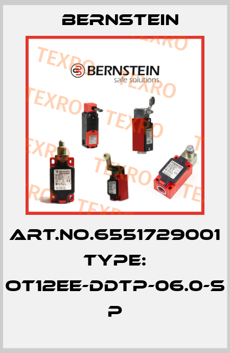 Art.No.6551729001 Type: OT12EE-DDTP-06.0-S           P Bernstein
