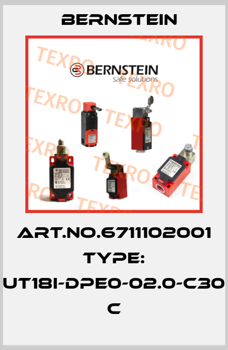Art.No.6711102001 Type: UT18I-DPE0-02.0-C30          C Bernstein