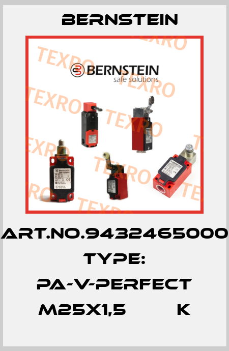 Art.No.9432465000 Type: PA-V-PERFECT M25X1,5         K Bernstein