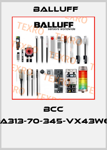 BCC A313-A313-70-345-VX43W6-050  Balluff