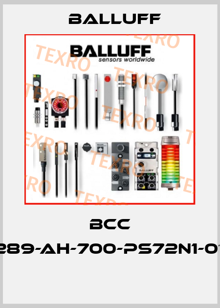 BCC M415-D289-AH-700-PS72N1-010-C026  Balluff