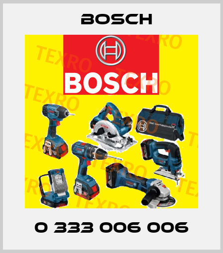0 333 006 006 Bosch