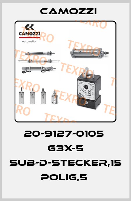 20-9127-0105  G3X-5 SUB-D-STECKER,15 POLIG,5  Camozzi