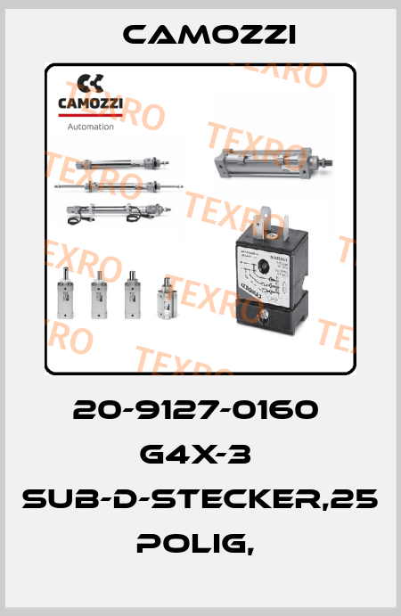20-9127-0160  G4X-3  SUB-D-STECKER,25 POLIG,  Camozzi