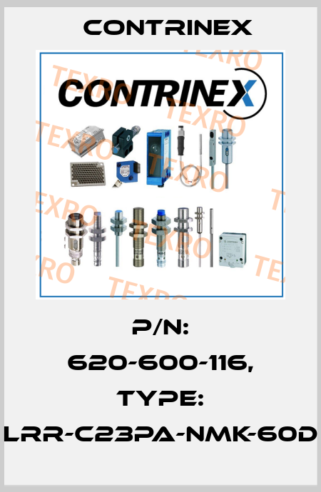 p/n: 620-600-116, Type: LRR-C23PA-NMK-60D Contrinex