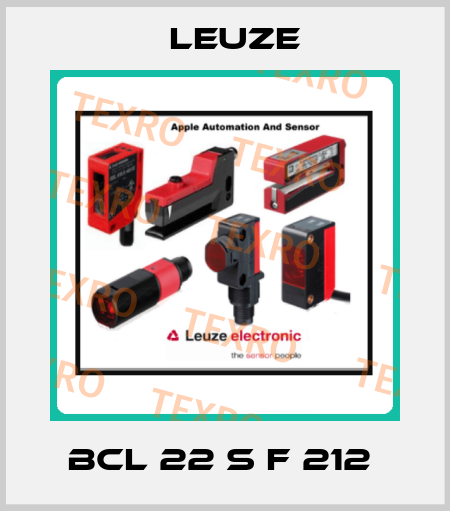 BCL 22 S F 212  Leuze