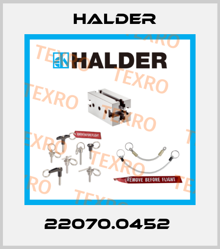 22070.0452  Halder