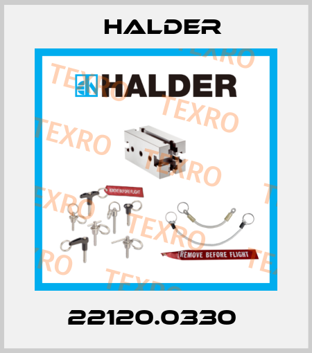 22120.0330  Halder