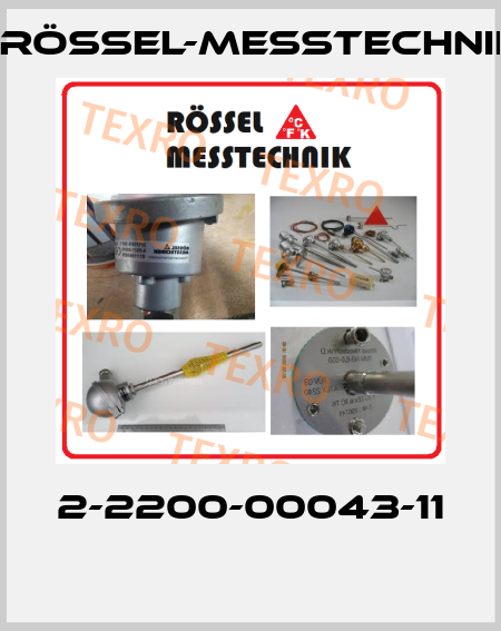 2-2200-00043-11  Rössel-Messtechnik