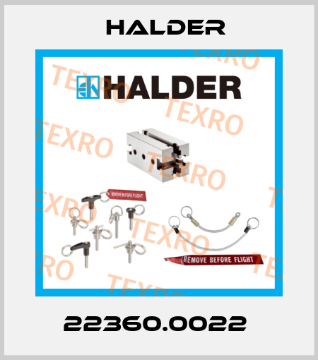 22360.0022  Halder