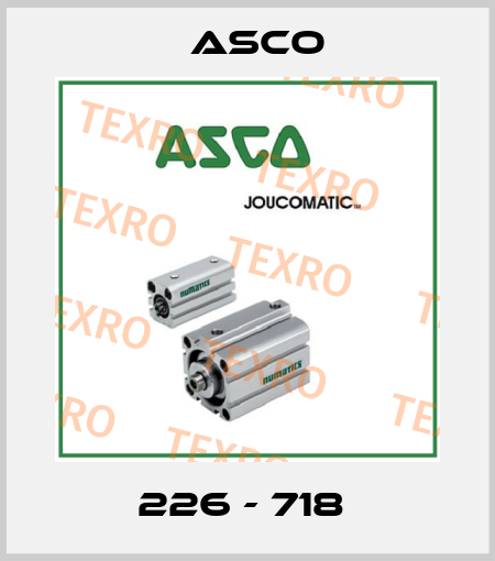 226 - 718  Asco