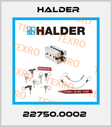 22750.0002  Halder