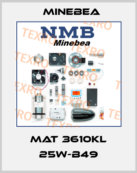 MAT 3610KL 25W-B49 Minebea