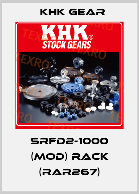 SRFD2-1000 (Mod) Rack (RAR267) KHK GEAR
