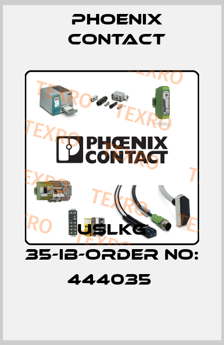 USLKG 35-IB-ORDER NO: 444035  Phoenix Contact