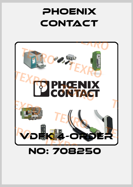 VDFK 4-ORDER NO: 708250  Phoenix Contact