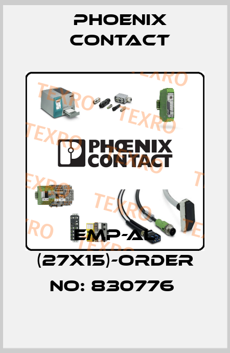 EMP-AL (27X15)-ORDER NO: 830776  Phoenix Contact