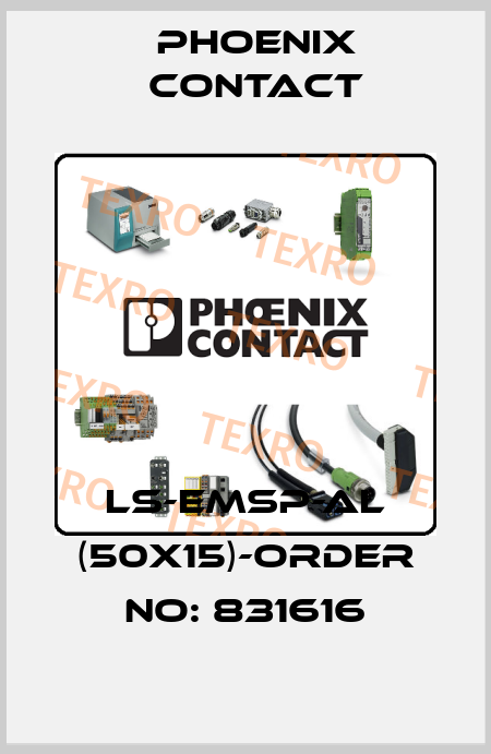 LS-EMSP-AL (50X15)-ORDER NO: 831616 Phoenix Contact